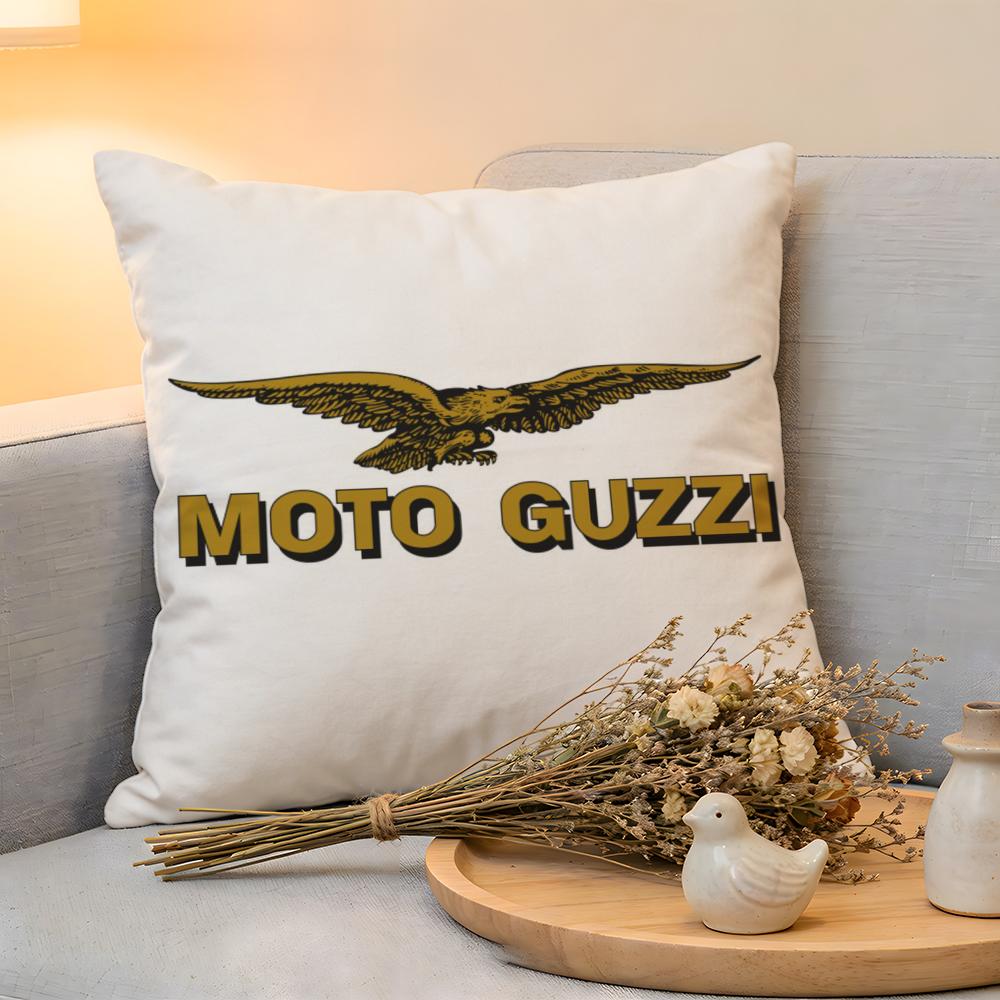 Cushion Cover  Linen  SkinFriendly Soft Decorative Case For Sofa Home Decor Moto GGuzziS Pillow Cover
