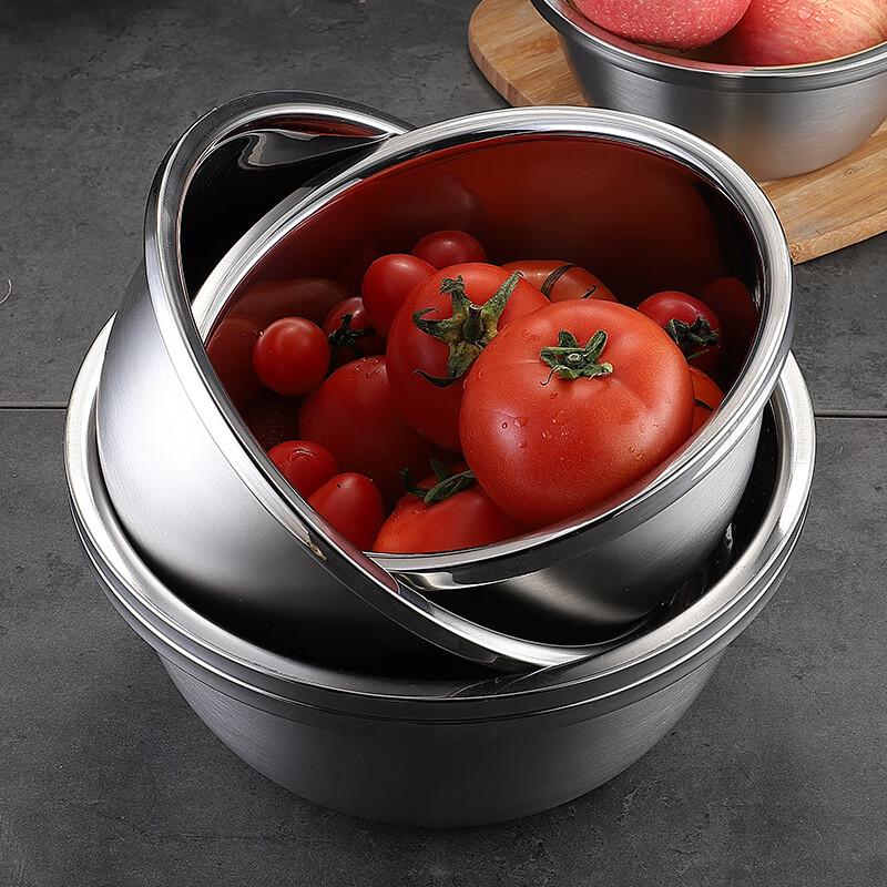 Meichu Stainless Steel Mixing & Washing Bowl Set