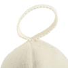 Beige Wool Felt Sauna Hat Cap for Russian Banya Sauna Hut With Hang Loop Supply