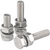 GUWANJI 304 Stainless Steel Hex Bolt & Nut Washer Kit