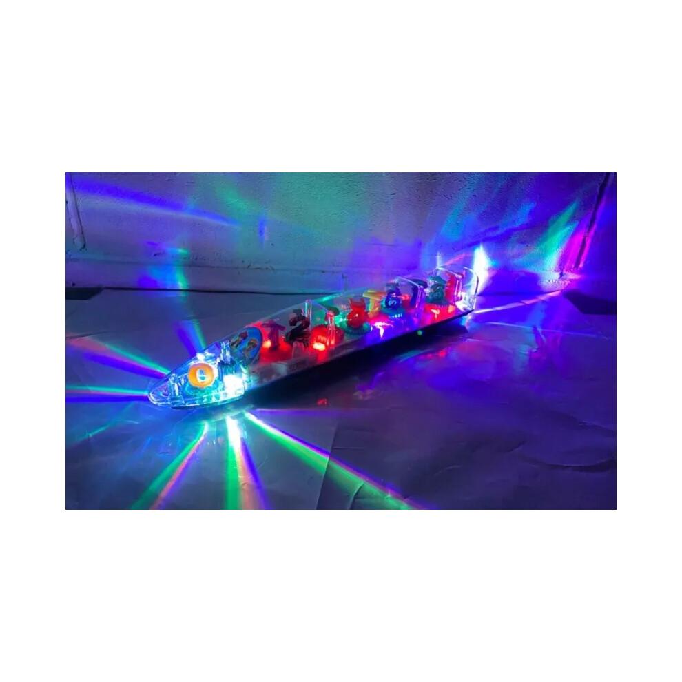 Autismus Beruhigendes Sensorisches LED-Licht Zugspielzeug mit Musik Geschenk für Kinder mit besonderen Bedürfnissen