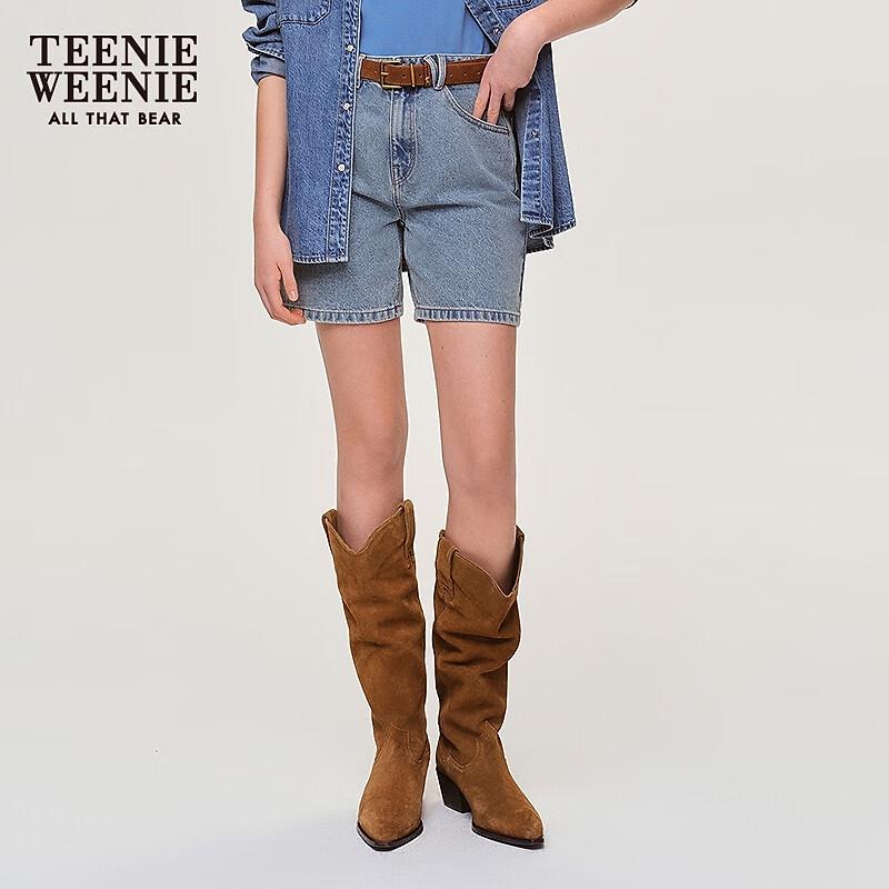 Teenie Weenie Women's Casual Bear Denim Shorts