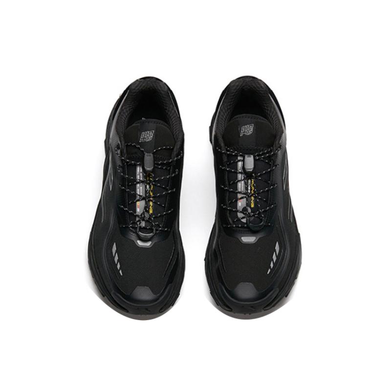 Anta Non-slip Wear-resistant Shock Absorption Low-Top Running Shoes Men's Black Sneakers 112145525-4