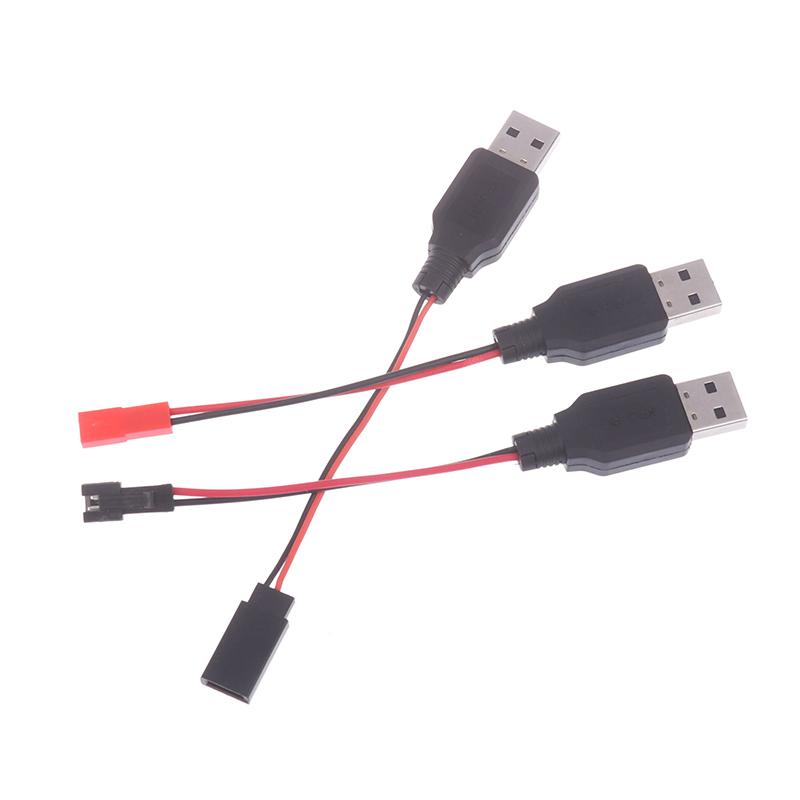Rc Usb Charging 3.7V Lithium Battery Charger Cable Usb To Jst /Sm / Futaba Plug Cable For 3Rc Drone Quadcopter