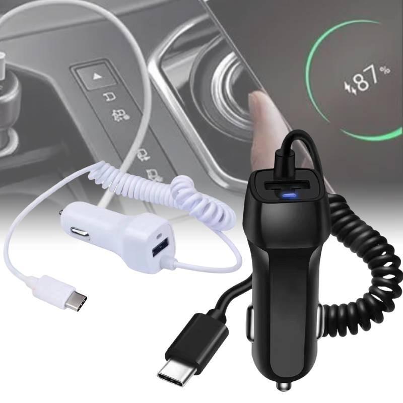 Galaxy For Samsung S20 Car Charger Cigarette Lighter Built In Usb Type C Port