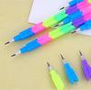 2 Stück Stift Bleistift zufällig Regenbogen multifunktionale Kugel Block Spielzeug Ziegel