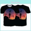 Camiseta de Terror Cabeça de Sereia Alienígena Para Crianças Apresentando Arte de Lenda Urbana Assustadora