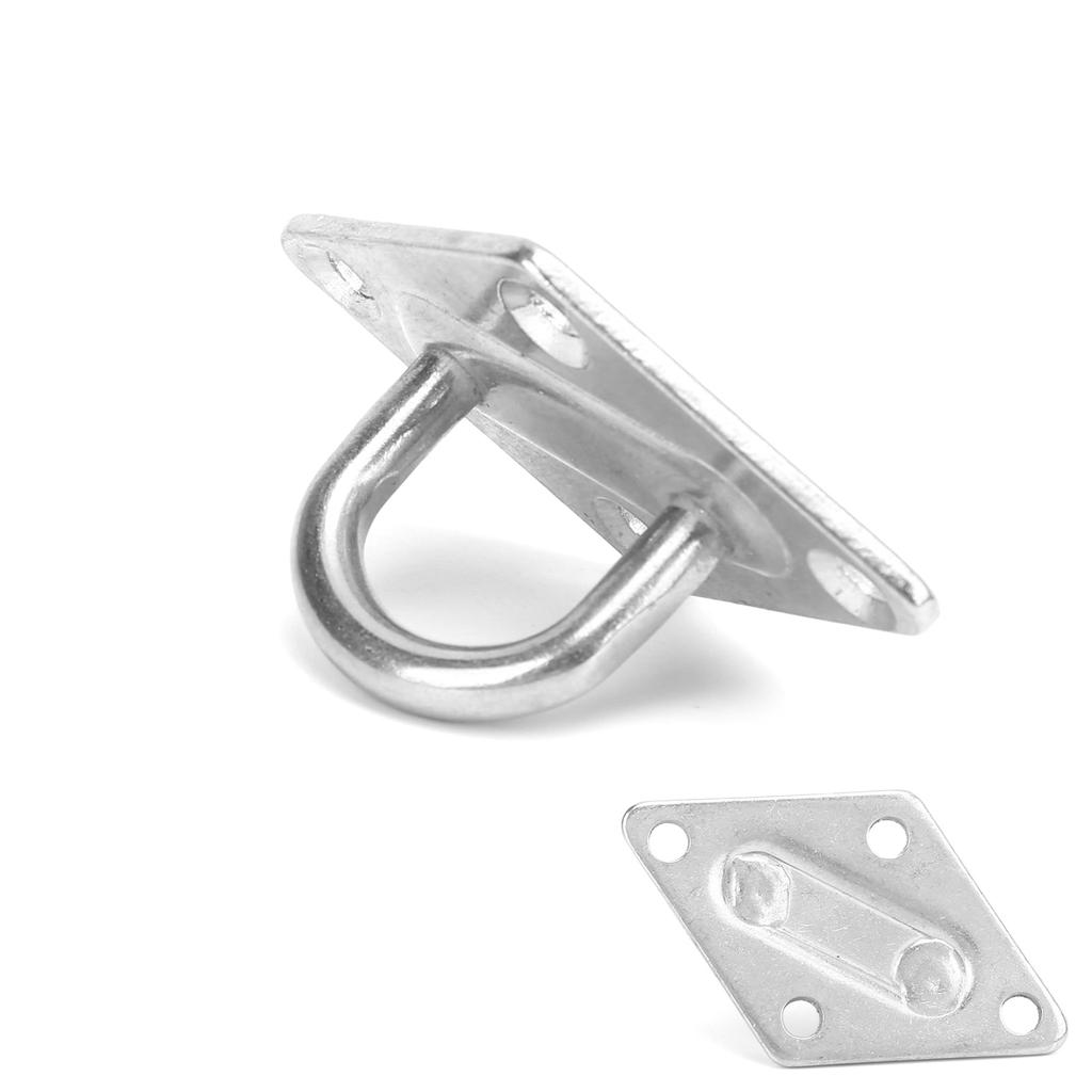 10Pcs M5 Stainless Steel Door Buckle Shade Sail Accessory Hanging Eye Plate Fixing Buckle