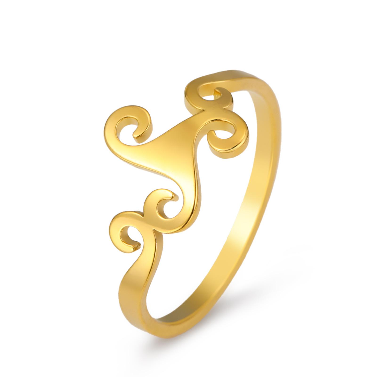 

Кельтский узел тройная спираль женское кольцо из нержавеющей стали мужской женский ирландский узел талисман тройная нога колдовство ювелирные изделия подарок 11