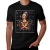 Nefertiti Ägyptische Königin T-Shirt Basic Alltagsoutfit Kurzarm-T-Shirt