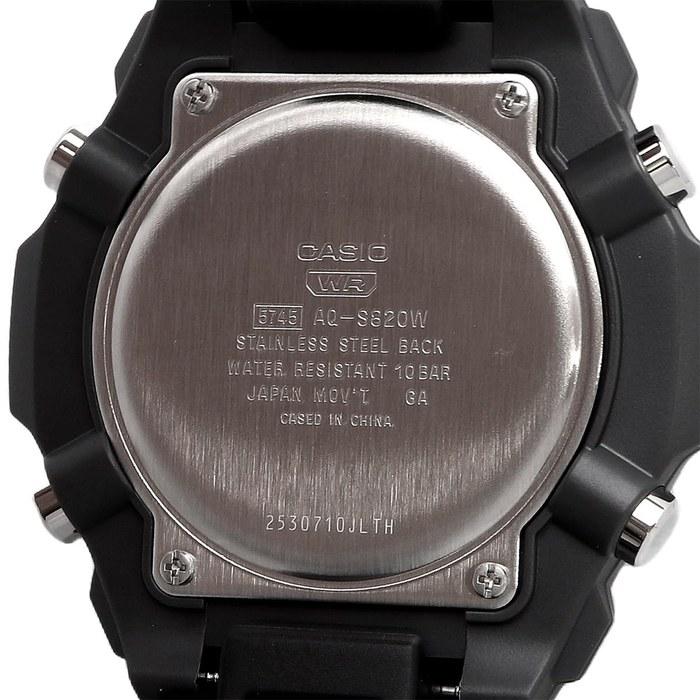 Casio Standard Tough Solar Analog-Digital Quartz Watch AQ-S820W-1AV Men's Black