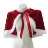 Lingerie Sexy Bunny Christmas Shawl Velvet Rabbit Ears Cape Shawl Cosplay Accessories