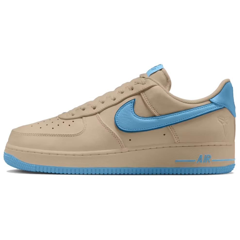 

Кобе Брайант x Nike Air Force 1 Low Linen Унисекс Кроссовки Бежевый Университетский-Синий IH1018-200 44