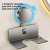 Modern Minimalist Suction Cup Hair Dryer Holder With Nonpiercing Wall Mount For Bathroom Storage