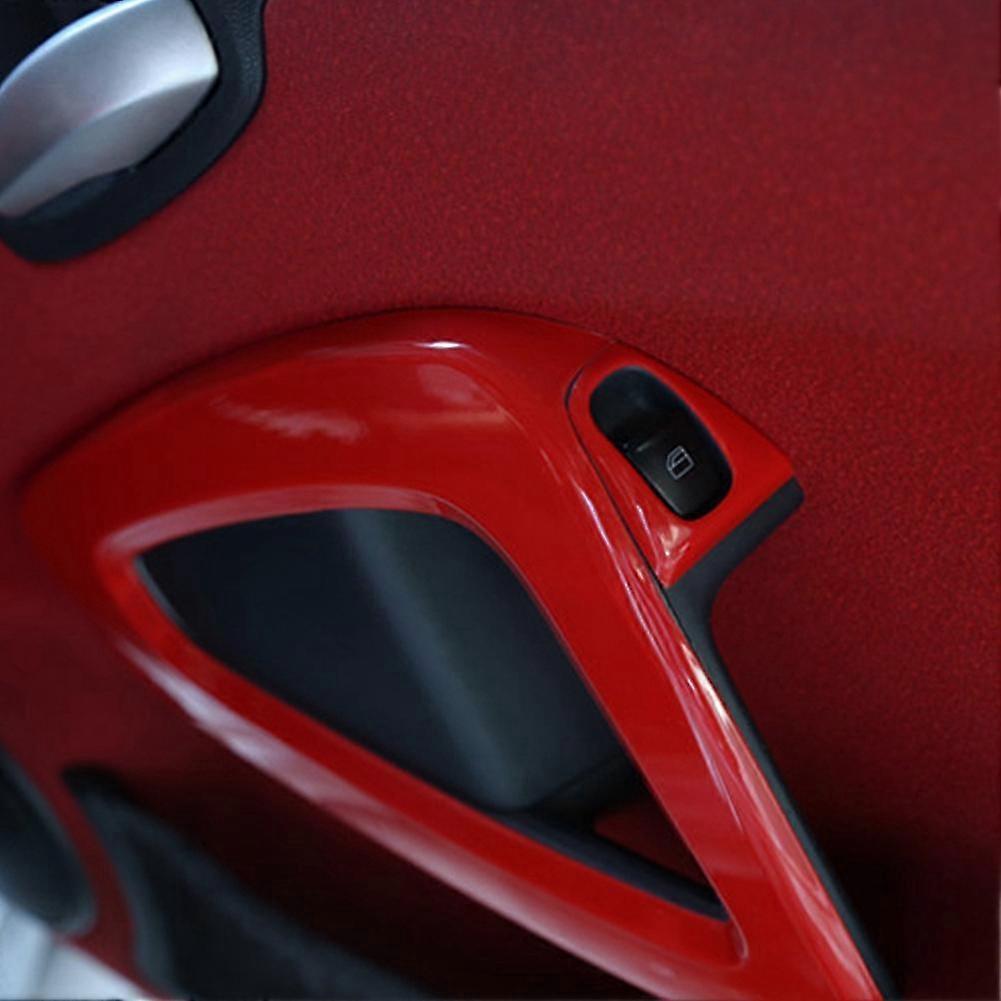 For Benz Smart 2010-14 Lift Switch Cover Trim Sticker ,Red