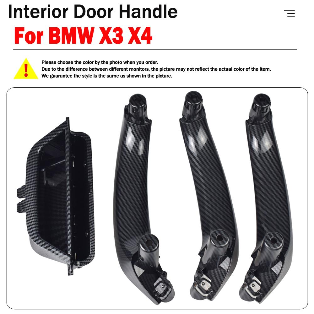 Mâner interior al ușii din față stânga LHD al mașinii Mâner interior al ușii din panou interior 51417250307 pentru BMW X3 X4 F25 F26