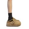 High-heel Women's Shoes, New Style, Lazy Bag-style Half-toe Slippers