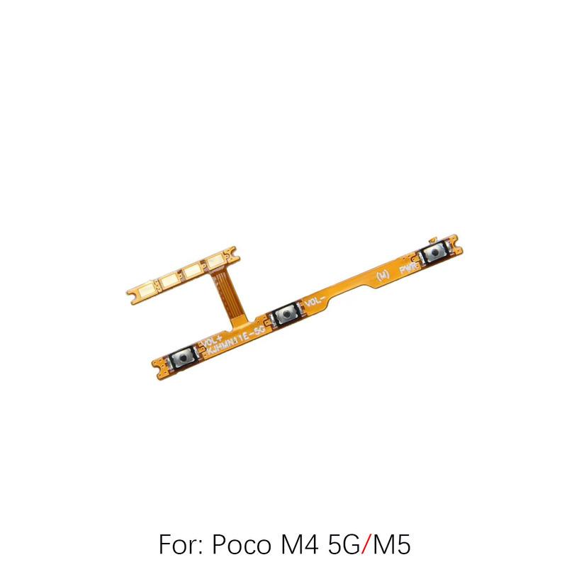 Für Xiaomi Poco M2Pro M3 M3Pro M4 M4Pro M5S X2 X3 X4 X4Pro X5 X5Pro Power-Taste Lautstärke Flexkabel EinAus