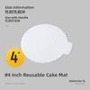 Portable Double Layer 8 Inch Cake Box Transparent Birthday Packaging Paper Cup Box Home Use Bakery DIY Pastry Packaging Box