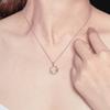 Necklaces Women's Holiday Gift Round Ring Temperament Popular Necklace for Women Charms Fashion Vintage Pendant Jewelry