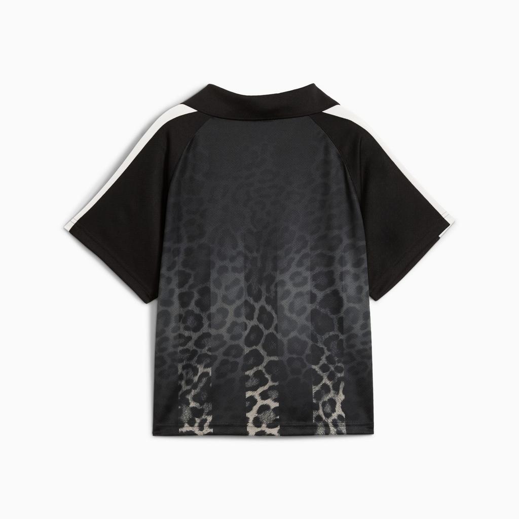 Puma T7 LEO LUXE RELAXED FOOTBALL JERSEY black 63349901 r S