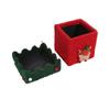 Household Xmas Children's Bombonera Christmas Eve Lint Christmas Gift Box Present Ribbon Xmas  Eve Gift Box