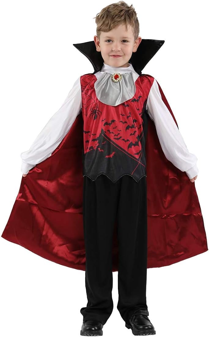 

Halloween Costume for Vampire Count Classic Halloween Performance Unisex [YZYVIOW] Kids, Cosplay, Vampire, Dracula, Kids, Popular, Costume, Party,