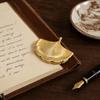 Ginkgo Leave Bouquet Journal Clips Antique Finish Metal Bookmark  Office