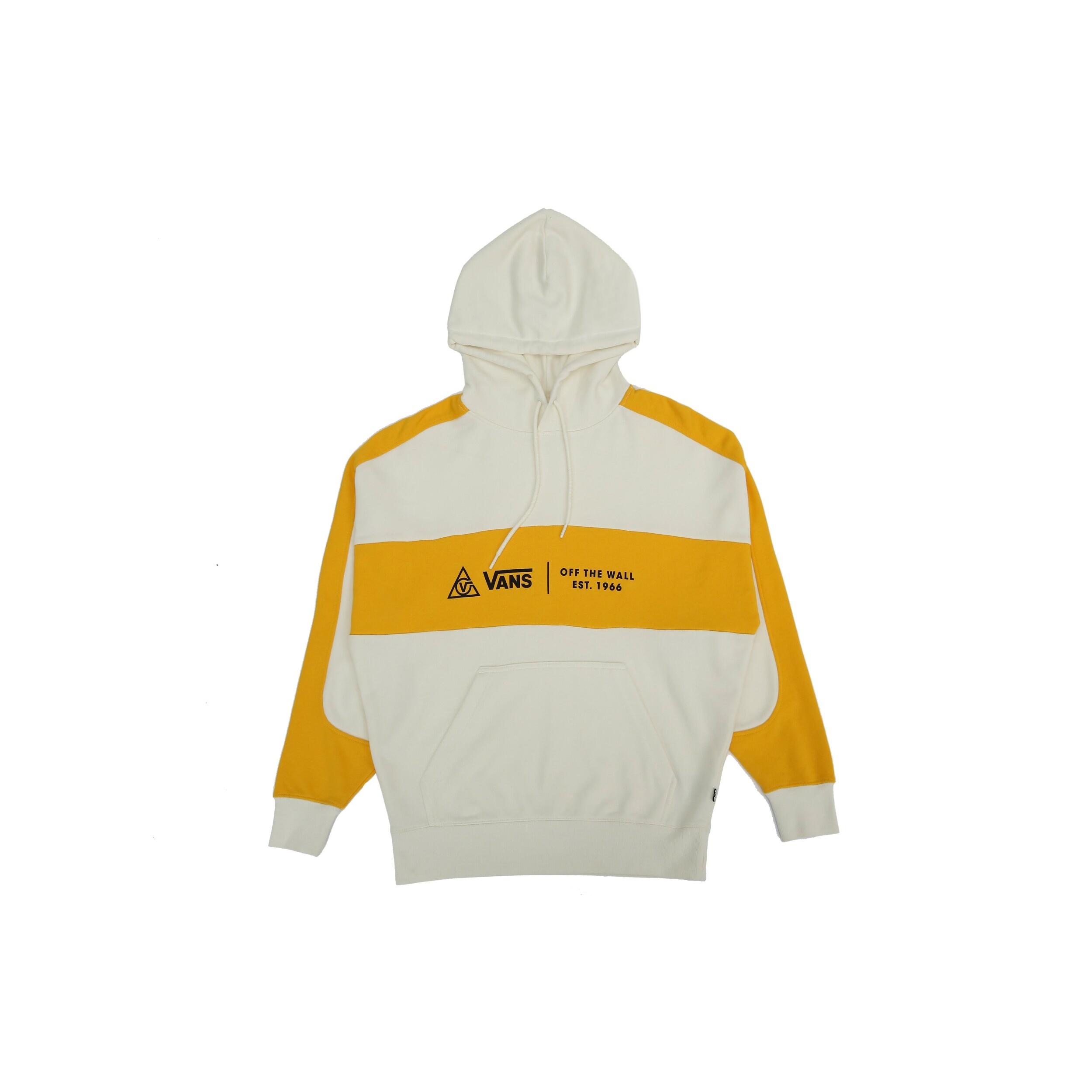 (WMNS) Vans Colorblock Pullover Hoodie  White Yellow  Women s VN0A4RBL85W XL