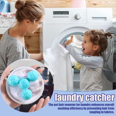 Reusable Washing Machine Filter Bag Floating Lint Hair Catcher Pet Hair Removel Dirt Collection Mesh Laundry Ball Cleaning Tools