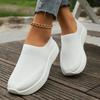 Fashion 2025 NEW Sneaker Woman Shoes Women's Sneakers Walking Sneakers Women Slip On Platform Platform Flats Shoes Femmes