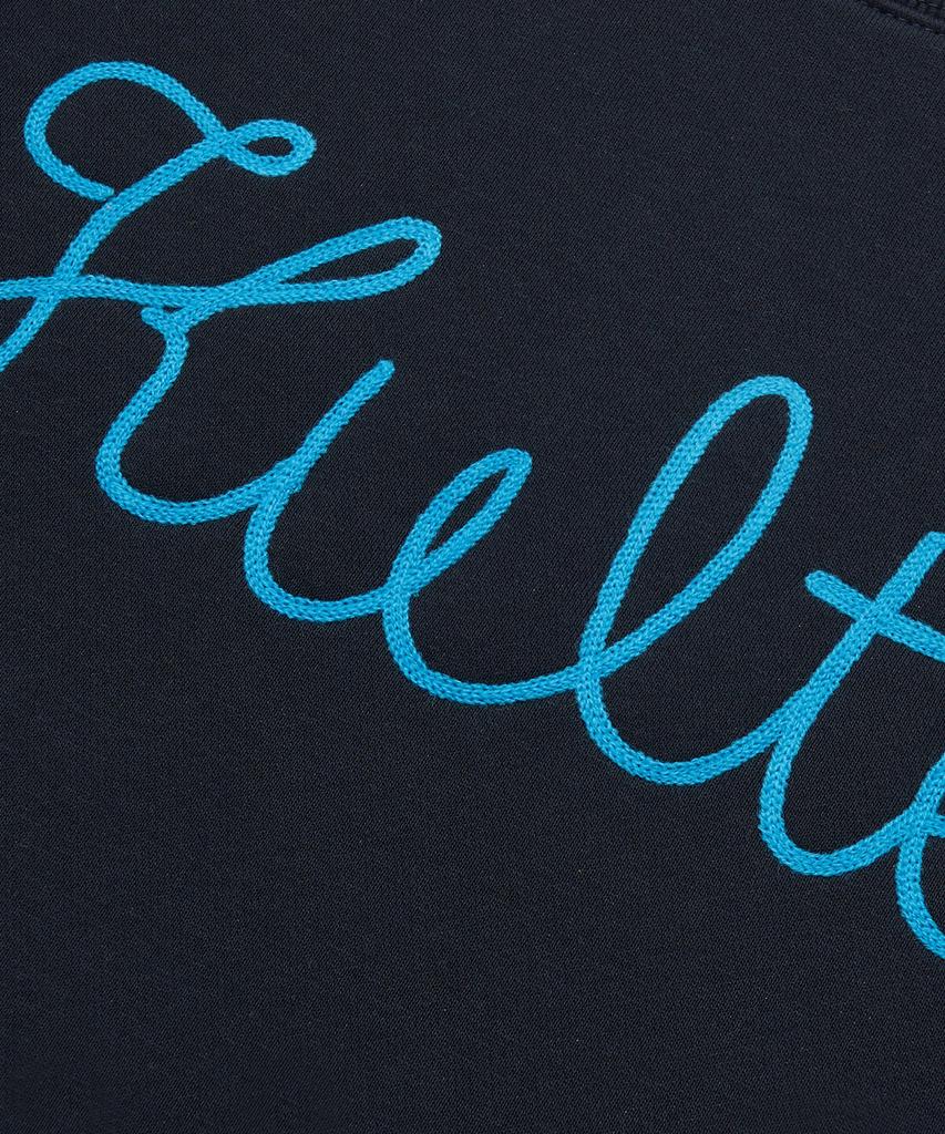 KULTE Script Chain Emb CrewneckD.Navy
