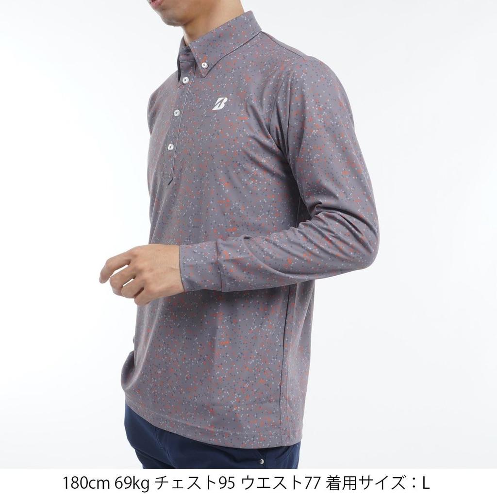 [Bridgestone Golf] Modern Long Sleeve Button-Down Shirt DGM06F Men's GE
