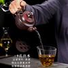 Yixing Purple Clay Pot Handmade Double Phoenix Blessing Original Mine Old Purple Clay Drinking Pu'er Chinese Teapot Tea Set 280m