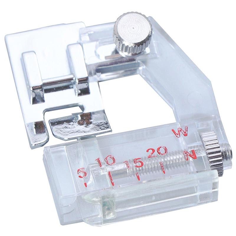 

1 шт. защелкивающаяся регулируемая прижимная лапка для косой бейки для швейных машин