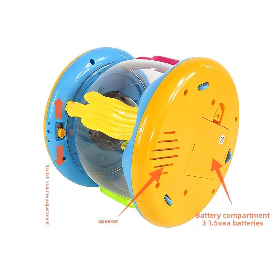 Baby Musical Clapping Drum With Flashing Lights And Projection For Gift And Play