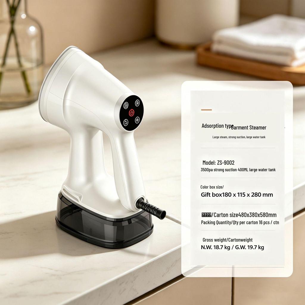 Portable Dual-Purpose Steam & Dry Ironing Machine: Compact Handheld Iron for Home Use