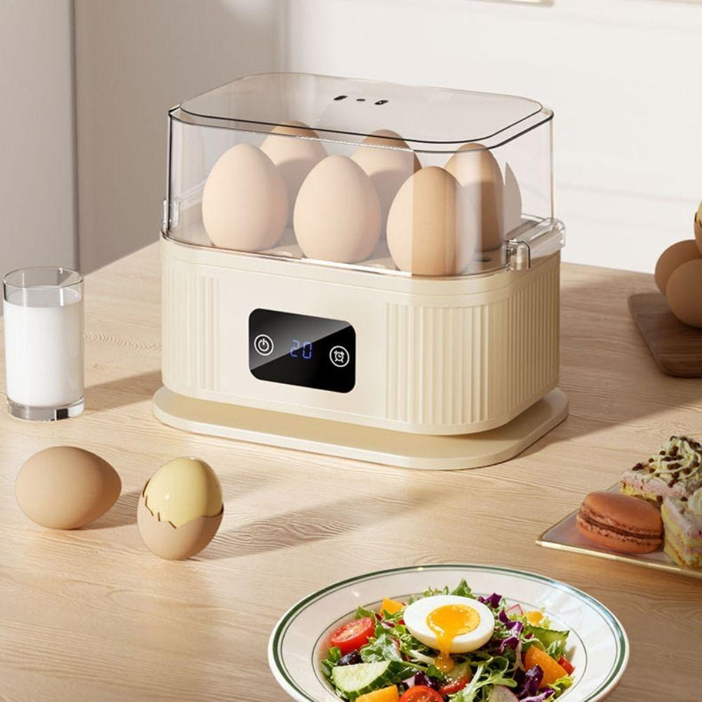 Multifunctional Egg Steamer 6 Adjustable Time Setting Egg Cooker Premium Boiled Machine Breakfast