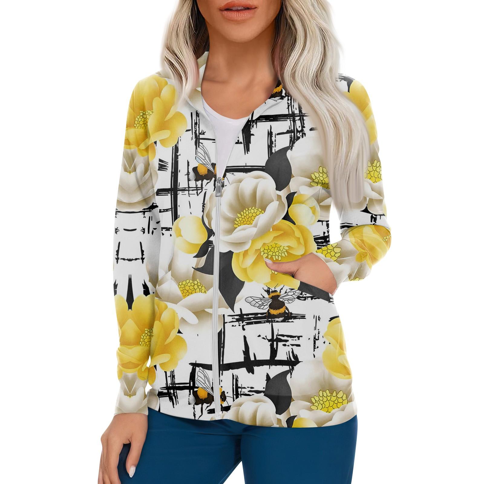 

Женский однобортный защитный комбинезон с длинным рукавом и карманом, рабочий воротник-стойка, кардиган, куртка, топ XL жёлтый