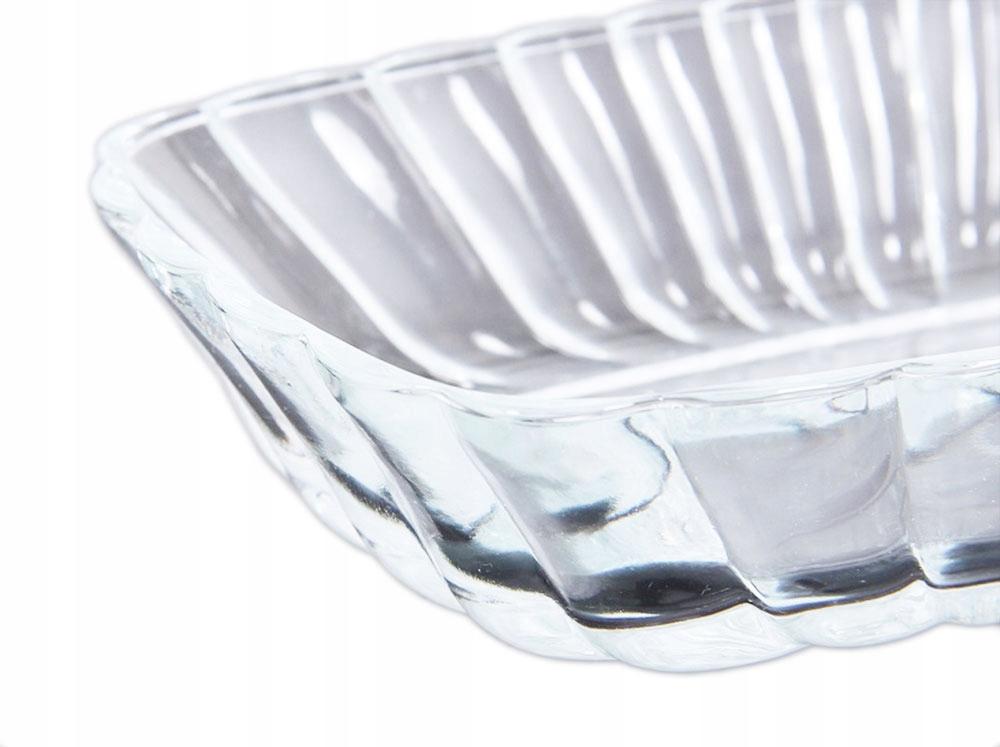 Glass Platter 18X11 Mezze 1 Pc