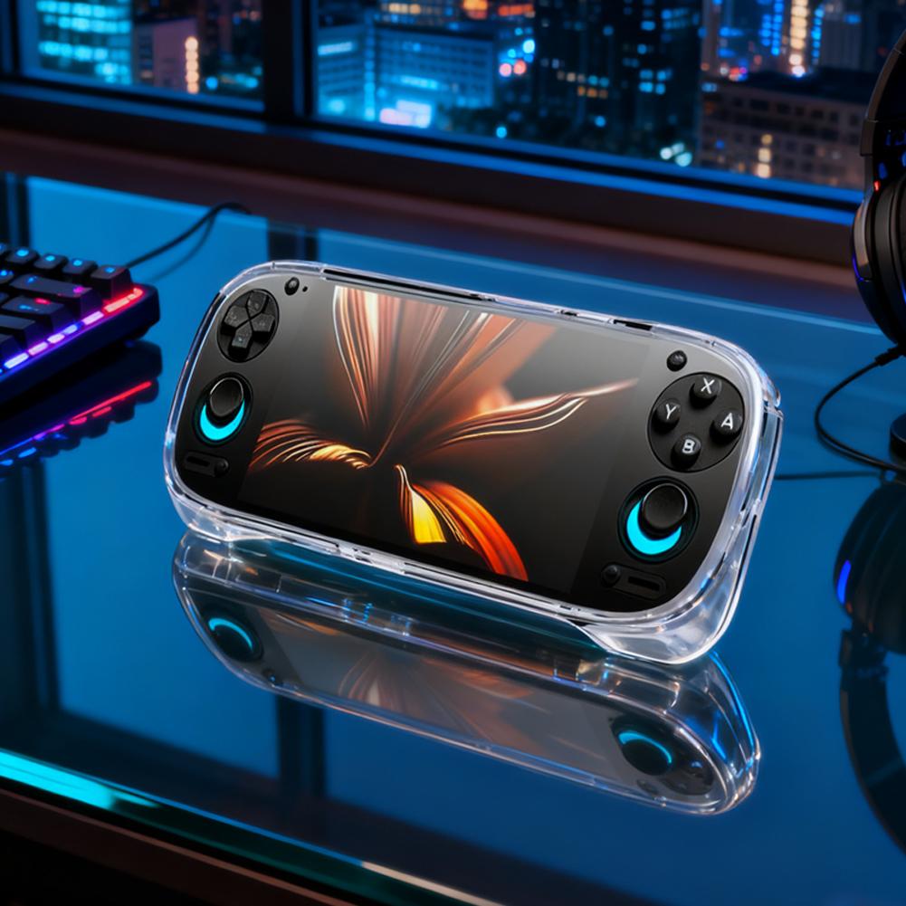 Transparent Soft Case For Retroid Pocket 5 TPU Game Control Handle Stand Holder Anti-fall Protective Cover Accessories