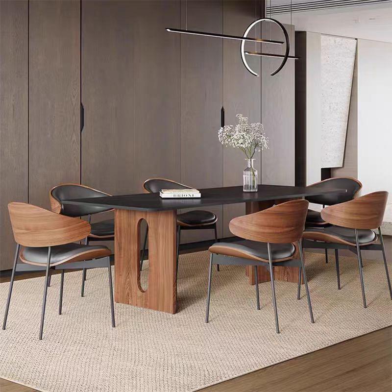 Eames-Style Wabi-Sabi Thickened Nordic Dining Chair