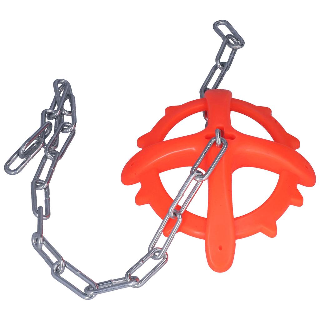 Piglet Chain Iron Veterinary Bait Anti Rust Adjustable Pig Biting Plastic Toy for Farm