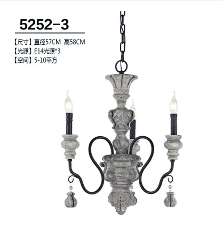 Vintage Black Resin Chandelier Wrought Iron Home Lighting Fixtures For Living Room Lndustrial Metal Rustic Pendant Lamp Modern