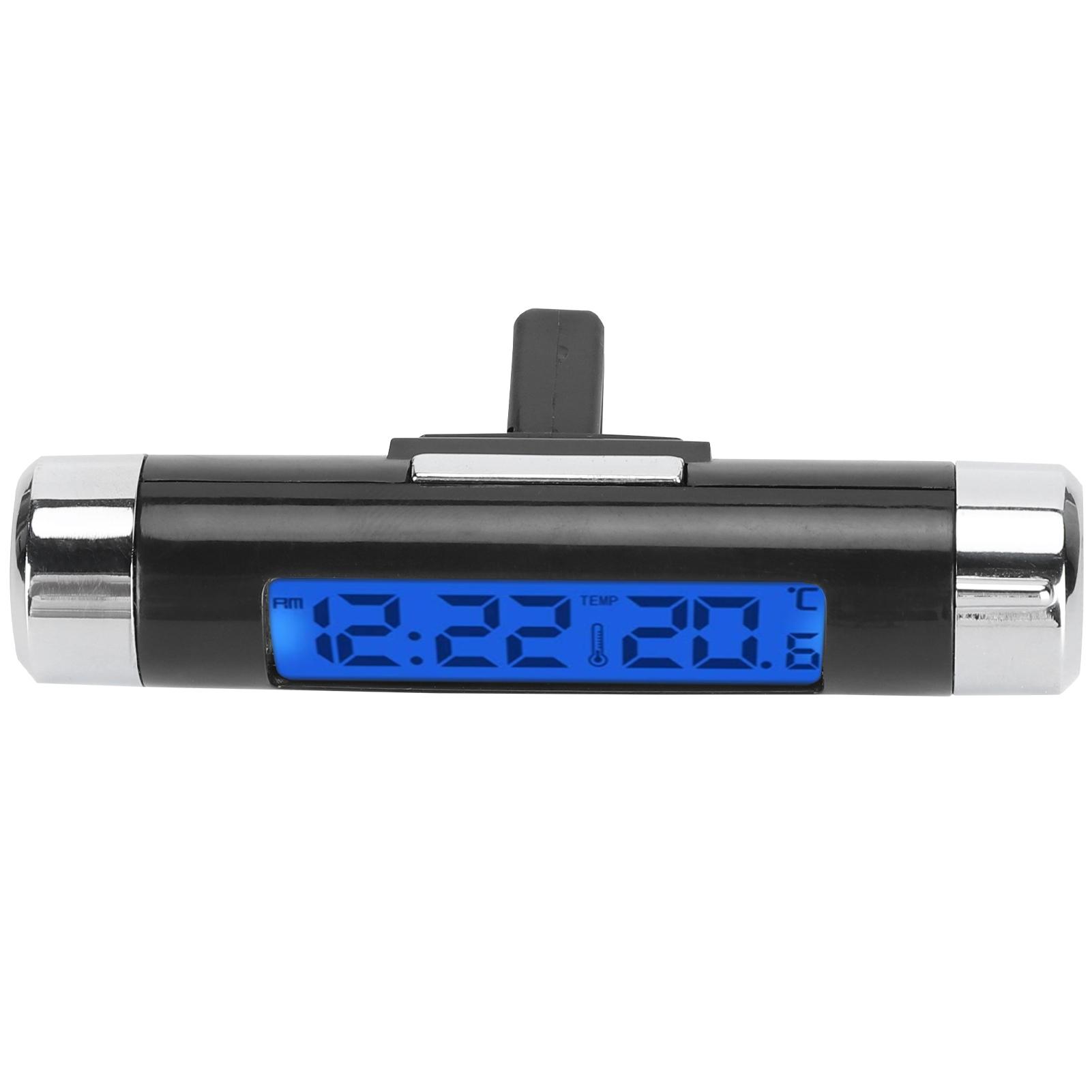 

2 In 1 Electronic Clock Thermometer LCD Display Automatic Temperature Measurement