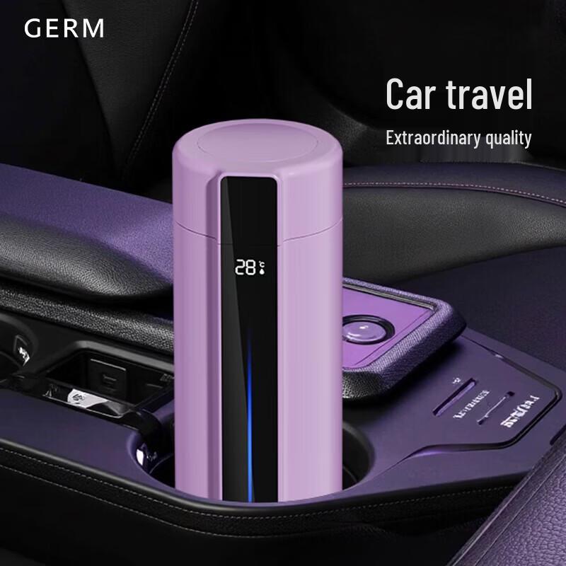Germ Smart LED Display Thermos Bottle