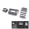 Wellvie Classy Pedal Cover Set for Honda Step and Accord Aluminum Pedal Custom Easy Installation 3-Piece Wagon, Odyssey, CRV, Civic, Jade, Hybrid.