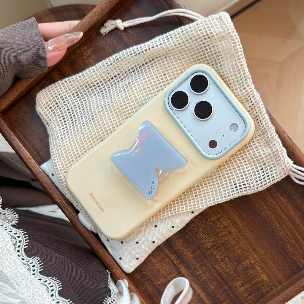 ins wind color irregular geometric bracket apple 17 pro mobile phone case iphone16 personalized soft 13 applicable 15
