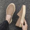 Fashion New Arrival Men's Loafers Leather Business Casual Shoes Slip-On Comfortable Office Dress Shoes for Men Walking Driving Flats