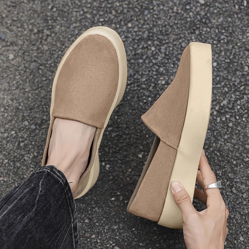 Fashion New Arrival Men's Loafers Leather Business Casual Shoes Slip-On Comfortable Office Dress Shoes for Men Walking Driving Flats